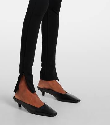 Zip high-rise leggings | Toteme