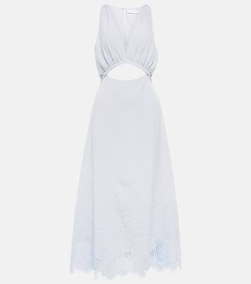 Robe midi brodée | Simkhai