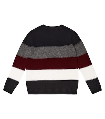 Jersey de lana virgen a rayas | Il Gufo