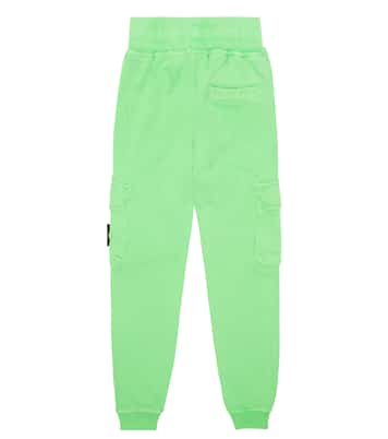 Cotton fleece sweatpants | Stone Island Junior