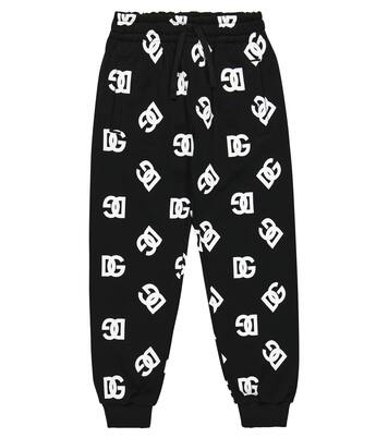 Logo cotton jersey sweatpants | Dolce&Gabbana Kids