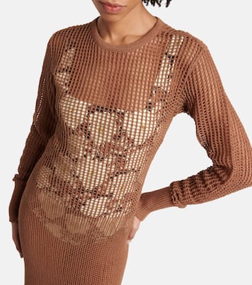 Robe longue Dulcie en coton mélangé | SIR