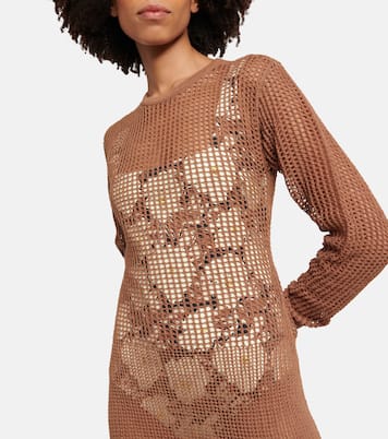 Robe longue Dulcie en coton mélangé | SIR