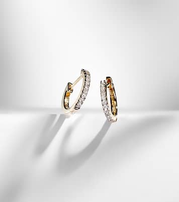 Ohrringe aus 14kt Gelbgold mit Diamanten | Mateo