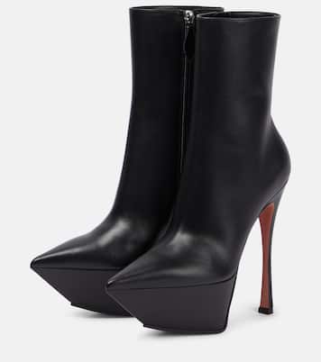 Ankle Boots Yigit aus Leder | Amina Muaddi