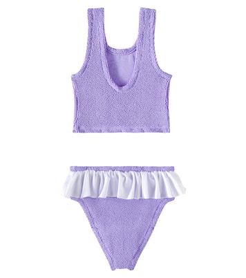 Olive ruffled bikini | Hunza G Kids
