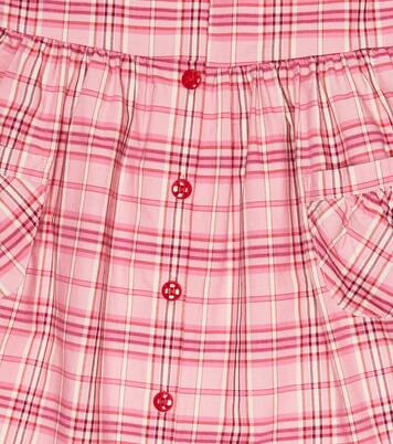 Checked cotton poplin dress | Polo Ralph Lauren Kids