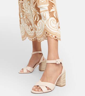 Mariza 85 leather espadrilles sandals | Christian Louboutin