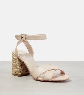 Mariza 85 leather espadrilles sandals | Christian Louboutin