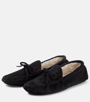 Lucca calf hair moccasins | The Row
