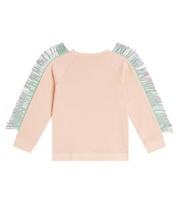 Embellished cotton jersey sweatshirt | Stella McCartney Kids