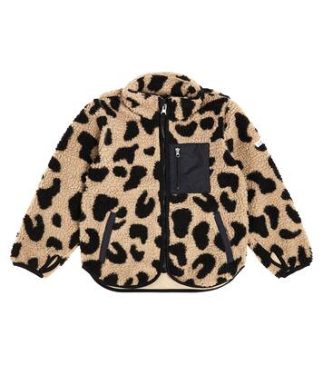 Nolan leopard-print fleece jacket | Liewood