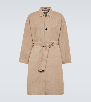 Manteau en laine à carreaux | Acne Studios