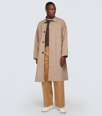 Manteau en laine à carreaux | Acne Studios