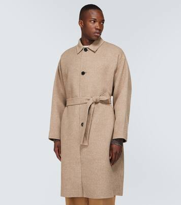 Manteau en laine à carreaux | Acne Studios