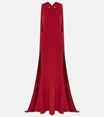 Robe Lilien aus Crêpe | Safiyaa