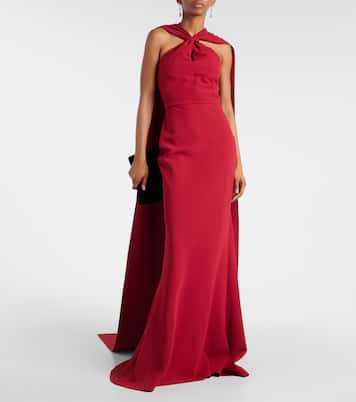 Robe Lilien aus Crêpe | Safiyaa