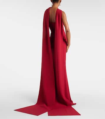 Robe Lilien aus Crêpe | Safiyaa