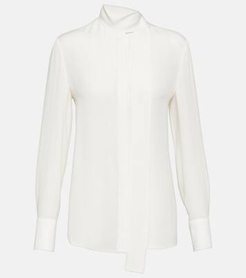 Schluppenbluse aus Seide | Valentino