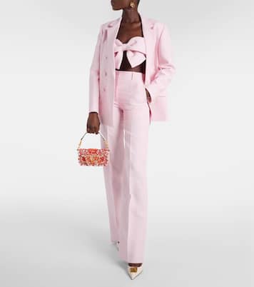 Wool and silk wide-leg pants | Valentino