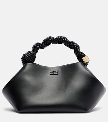 Bou Small leather tote bag | Ganni