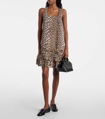 Bou Small leather tote bag | Ganni