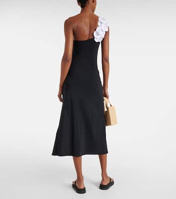 Tess floral-appliqué beach cover-up | Karla Colletto