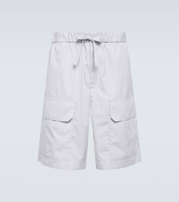 Bermuda in cotone a righe | Jil Sander