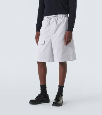 Bermuda in cotone a righe | Jil Sander