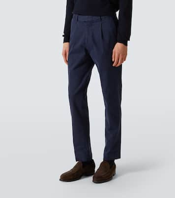 Pantalones rectos de algodón | Thom Sweeney