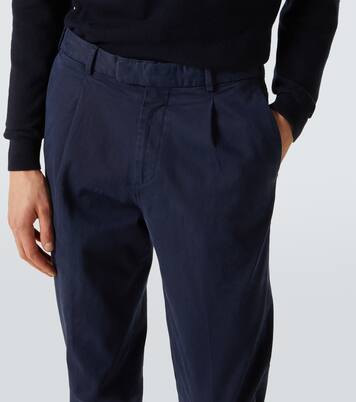 Pantalones rectos de algodón | Thom Sweeney
