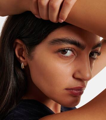 Ohrringe Pistachio aus 10kt Gelbgold mit Diamanten | Stone and Strand