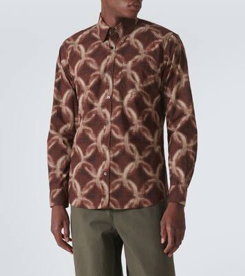Camicia in cotone con stampa | Dries Van Noten