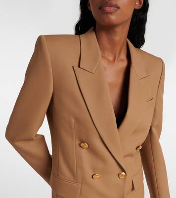 Blazer cruzado de lana grain de poudre | Chloé