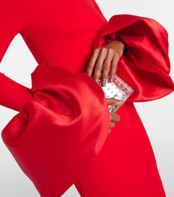 Off-Shoulder-Robe Talia aus Crêpe | Solace London