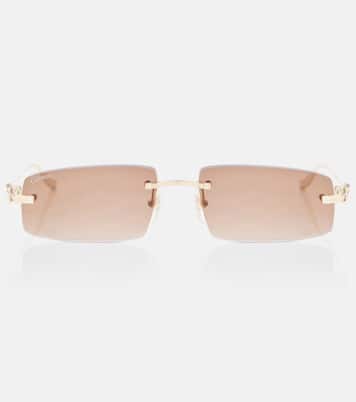 Panthère De Cartier rectangular sunglasses | Cartier Eyewear Collection