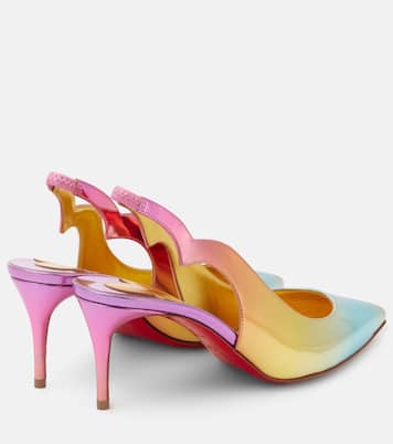 Hot Chick 70 leather slingback pumps | Christian Louboutin