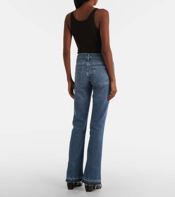 Jean Bootcut Tailorless à taille mi-haute | 7 For All Mankind