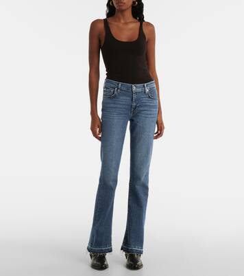 Jean Bootcut Tailorless à taille mi-haute | 7 For All Mankind