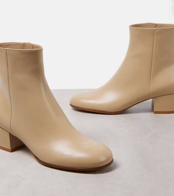 Joelle 45 leather ankle boots | Gianvito Rossi