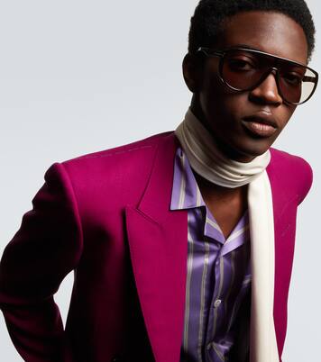 Gafas de sol de aviador Achilles | Tom Ford