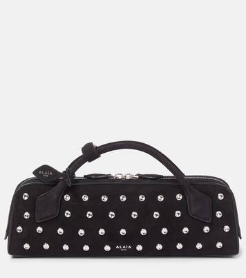 Le Teckel studded leather clutch | Alaïa