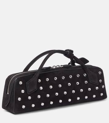 Le Teckel studded leather clutch | Alaïa