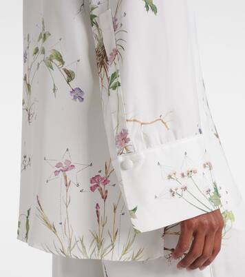Bedruckte Bluse aus Seide | Erdem