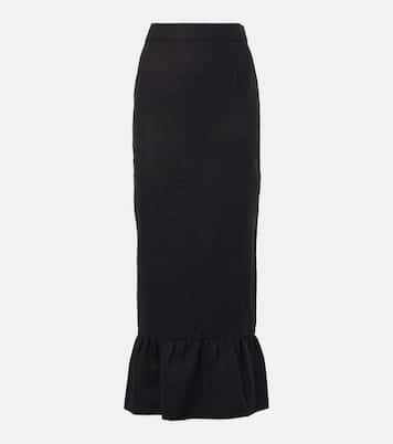 Matilda 티어드 리넨 펜슬 스커트 | Posse