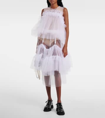 Top aus Tüll | Noir Kei Ninomiya