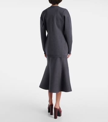 Cardigan Double G aus einem Wollgemisch | Gucci