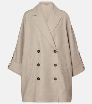 Oversized wool coat | Brunello Cucinelli
