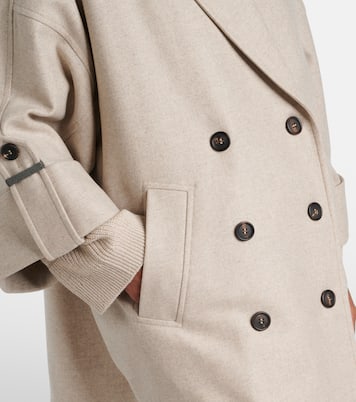 Oversized wool coat | Brunello Cucinelli