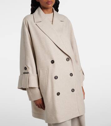 Oversized wool coat | Brunello Cucinelli